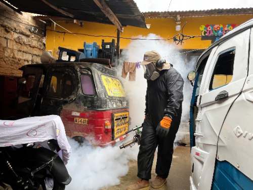 Amarilis ejecuta jornada contra el dengue en San Luis con apoyo interinstitucional