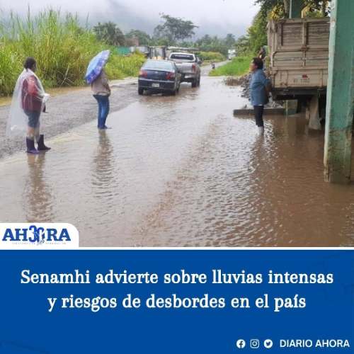 Senamhi advierte sobre lluvias intensas y riesgos de desbordes en el país