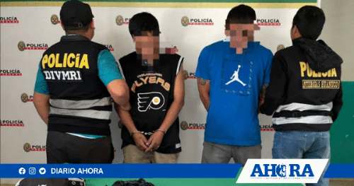 Dos sospechosos detenidos por microtráfico de drogas en Huánuco