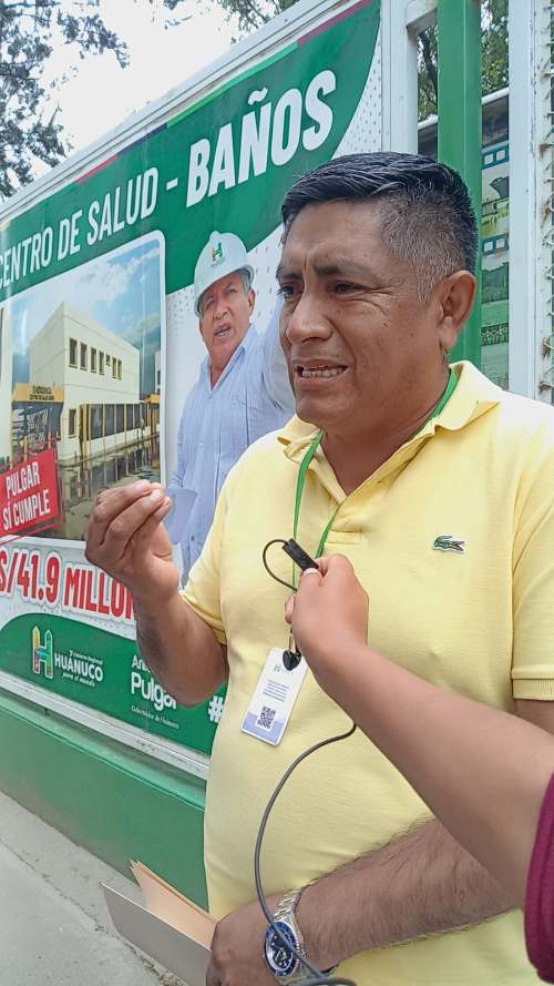 Max Fuentes confirma interés en reelección y reconoce paralización de obras en Leoncio Prado