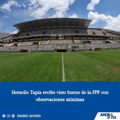 Heraclio Tapia recibe visto bueno de la FPF con observaciones mínimas