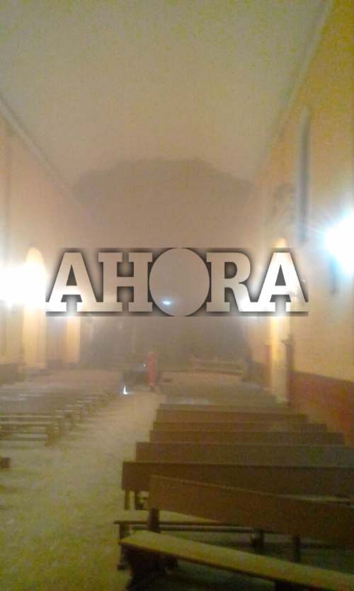 Techo de iglesia Cristo Rey se desploma y deja 13 heridos