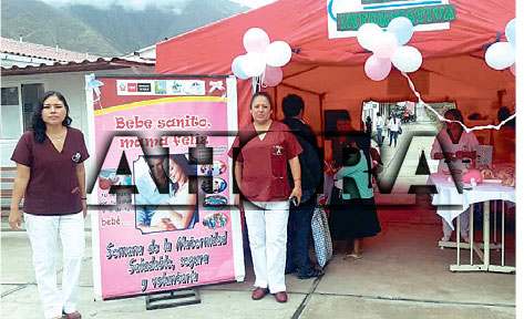 Inició “Semana de la Maternidad Saludable y Segura”