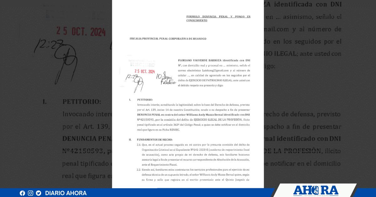 Denuncian ha abogado por presuntamente ejercer la profesión ilegalmente