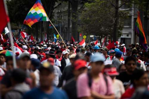 Hoy segunda marcha nacional contra el Gobierno de Dina Boluarte