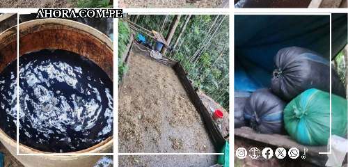 Policía destruye laboratorio de drogas en La Morada