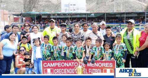 Huánuqueños y tingaleses destacan en el torneo "Creciendo con el Fútbol"