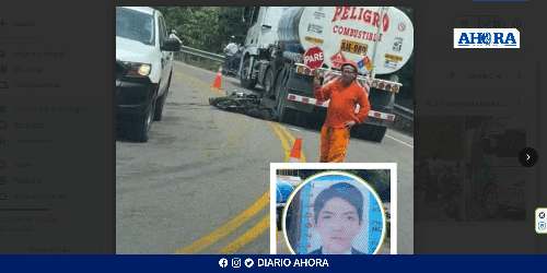 Tragedia en La Chancadora: Joven tingalés pierde la vida tras colisión con camión cisterna