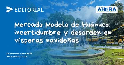 Mercado Modelo de Huánuco: incertidumbre y desorden en vísperas navideñas