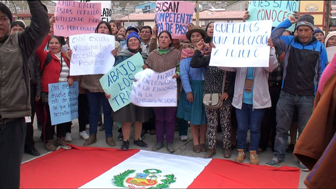 Población de Vilcabamba se moviliza exigiendo transferencia