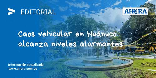 Caos vehicular en Huánuco alcanza niveles alarmantes