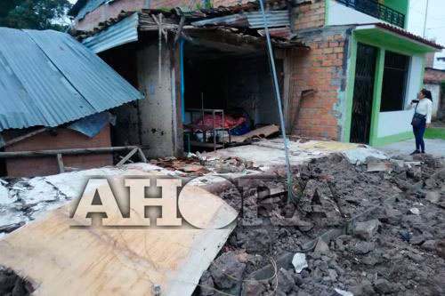 Sismo causa daños materiales en viviendas de San Martín