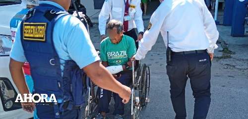 Mano izquierda de vendedor ambulante quedó atrapada en extractor de jugo de caña
