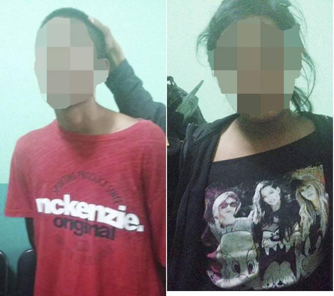 Retienen a pareja de adolescentes cogoteros