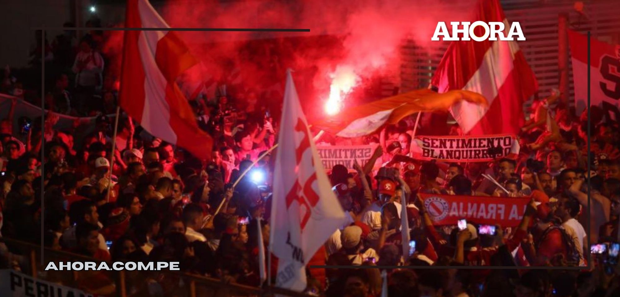 Banderazo de la Selección Peruana previo al partido ante Argentina