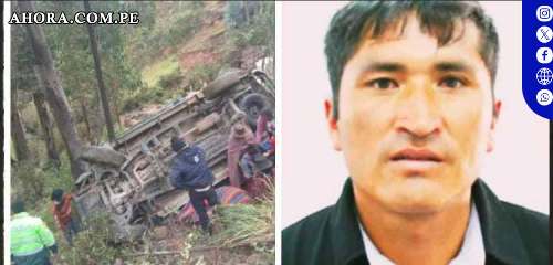 Regidor y conductor fallecieron al caer en abismo aparentemente por causa del sueño