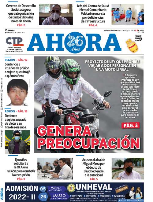 Edición Digital Diario Ahora 18/02/2022