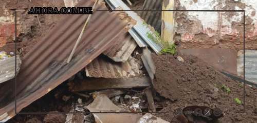 Vivienda colapsa en Huariaca por intensas lluvias, familia pide apoyo