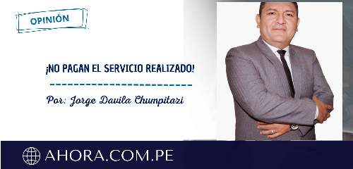 ¡NO PAGAN EL SERVICIO REALIZADO!