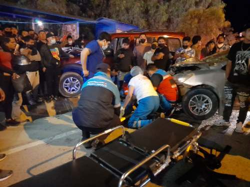 Alumno de escuela policial de Santa María del Valle murió en múltiple choque