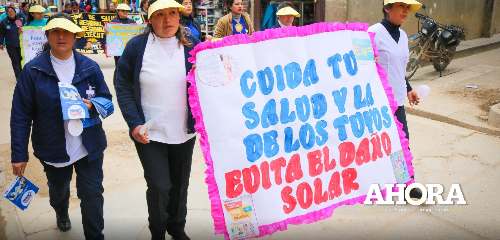 Realizan campaña preventiva contra el cáncer de la piel en La Unión