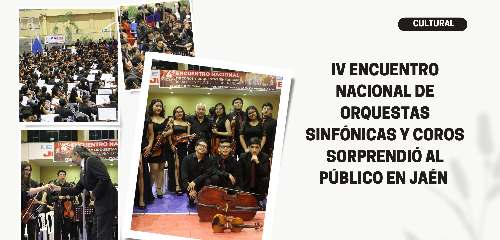 IV Encuentro Nacional de Orquestas Sinfónicas y Coros sorprendió al público en Jaén