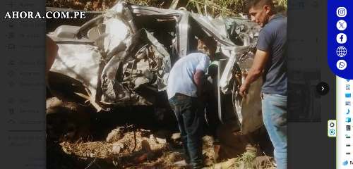 Menor de 15 años muere al caer camioneta que conducía al abismo
