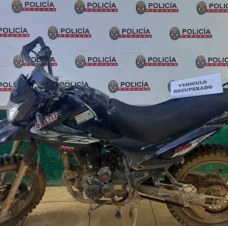Motocicleta con denuncia por robo fue hallada  en Panao