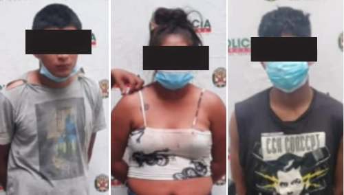Tres miembros de banda son investigados por secuestro a adolescentes y robo agravado