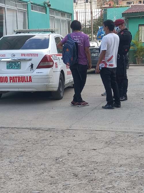 Ladrones cayeron en plaza de armas de Huánuco