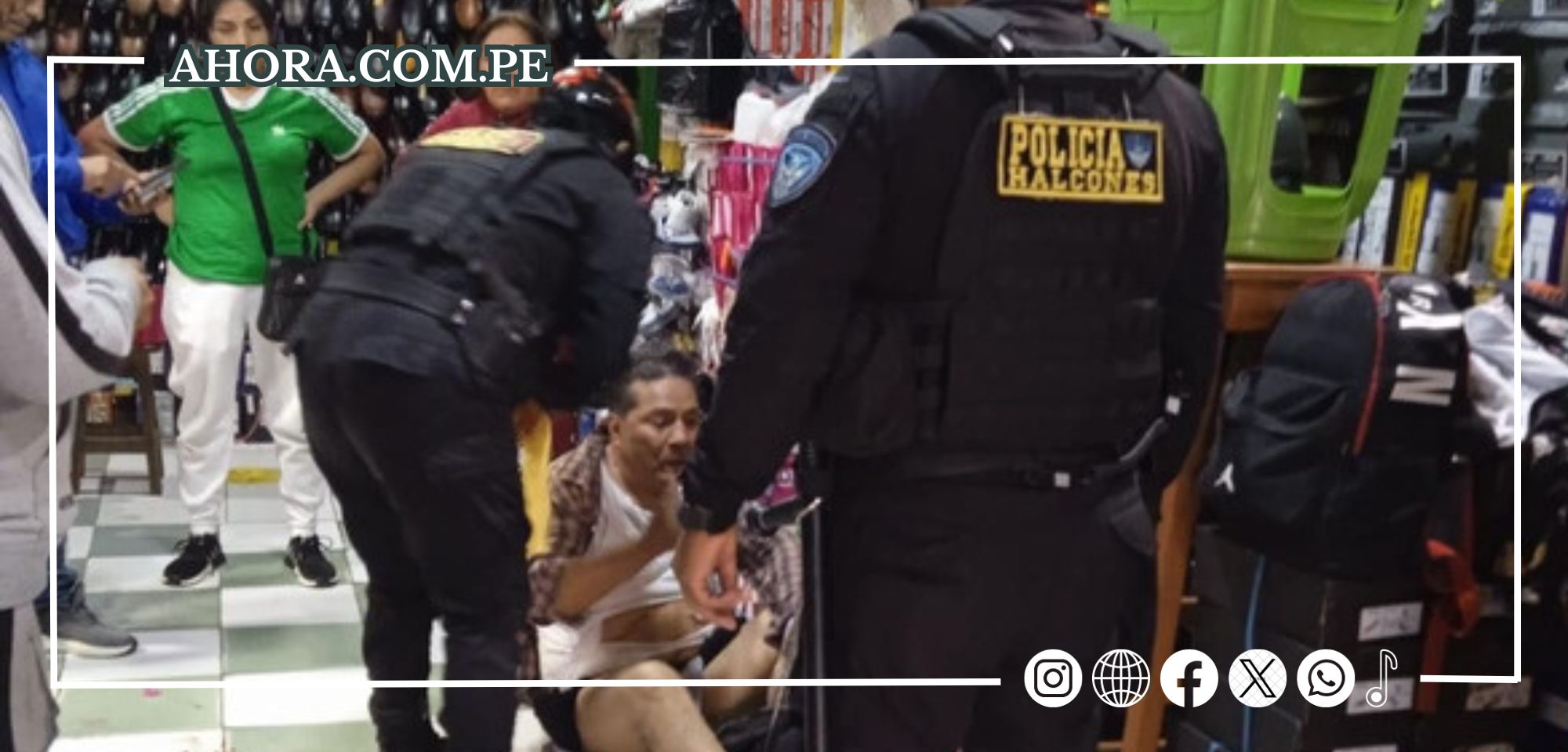 Presunto integrante de 'Elegantes del Mercado' detenido tras robo de 230 mil soles en galería