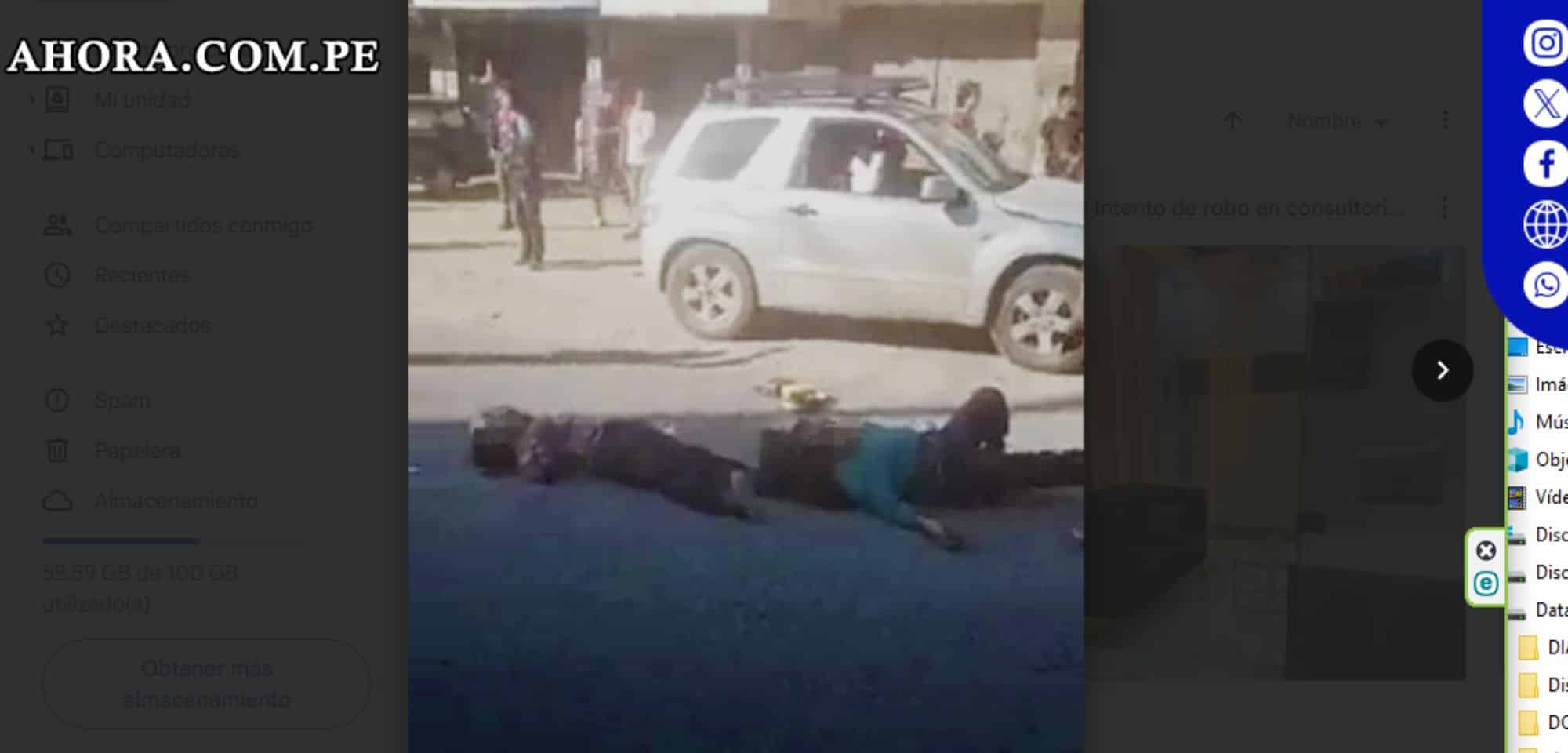 Tragedia en Ambo: Docente muere atropellada por motociclista aparentemente ebrio