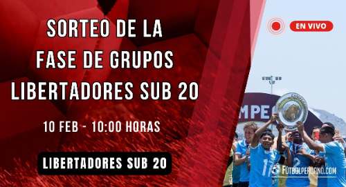 Sorteo EN VIVO Copa Libertadores Sub 20: Se definen grupos desde Luque