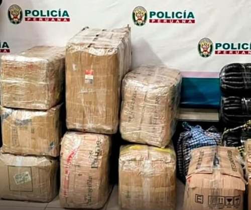 Decomisan 120 kilos de hoja de coca en operativo en el peaje de Chasquitambo