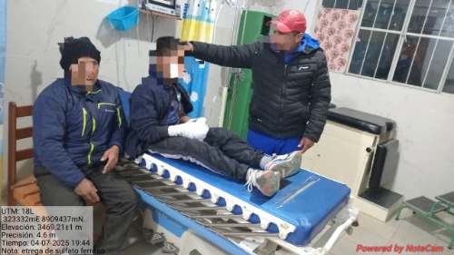 Explosión de cohete en fiesta patronal deja a adolescente con amputación parcial y heridas graves en Yarowilca