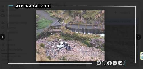 Vehículo familiar cae a abismo de 300 metros en Cerro de Pasco
