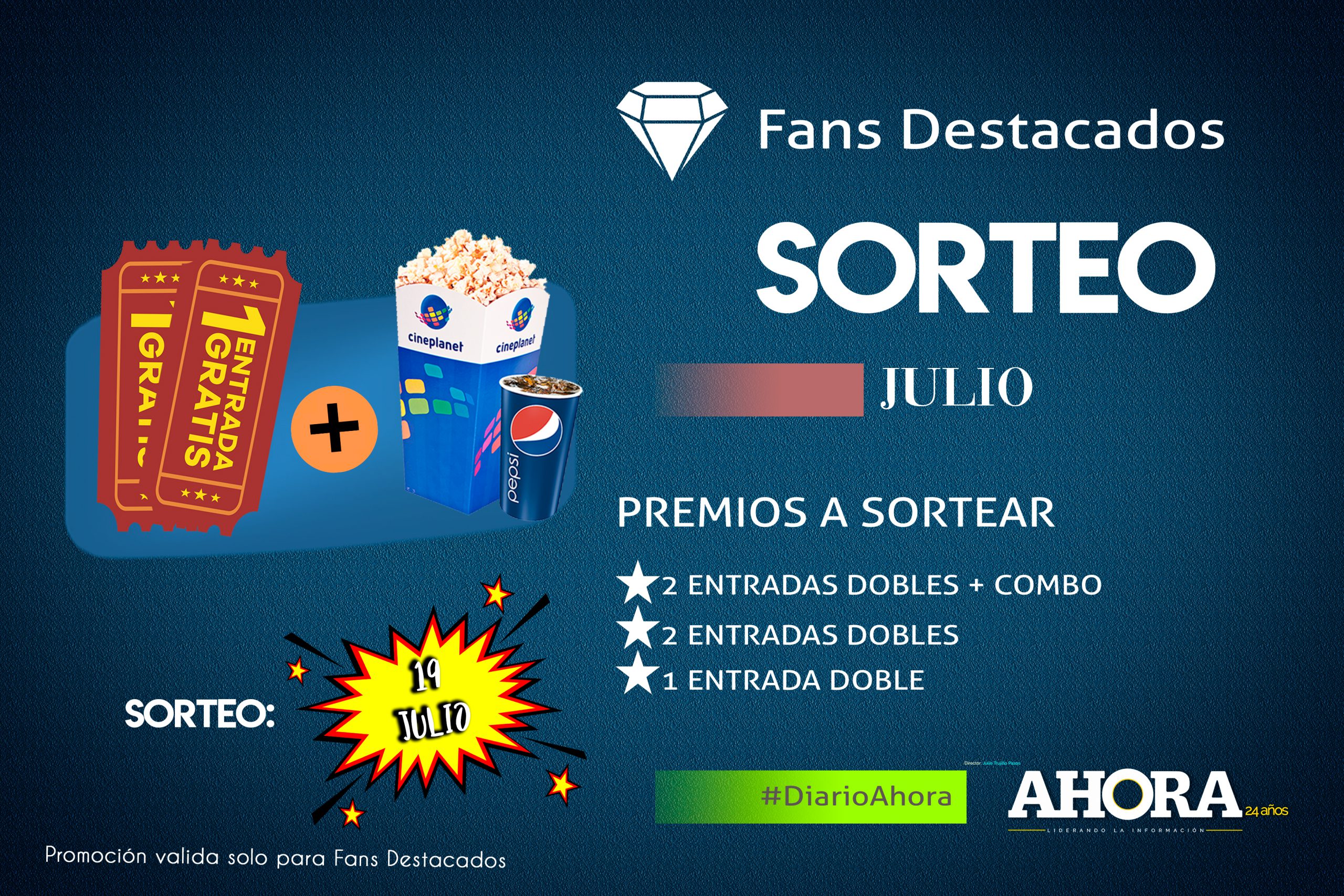???SORTEO PARA FANS DESTACADOS DE JULIO.?