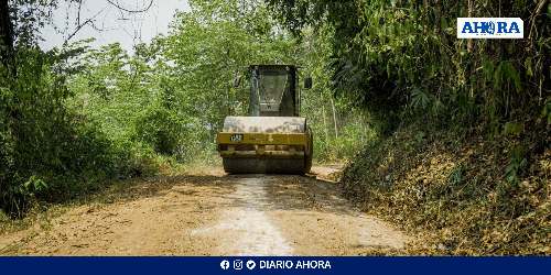 Finalizan obras viales en Luyando mientras avanza la canalización en Saldaña