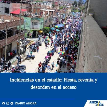 Incidencias en el estadio: Fiesta, reventa y desorden en el acceso
