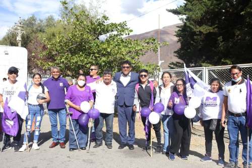 Partido Morado reforzó campaña electoral en Huánuco