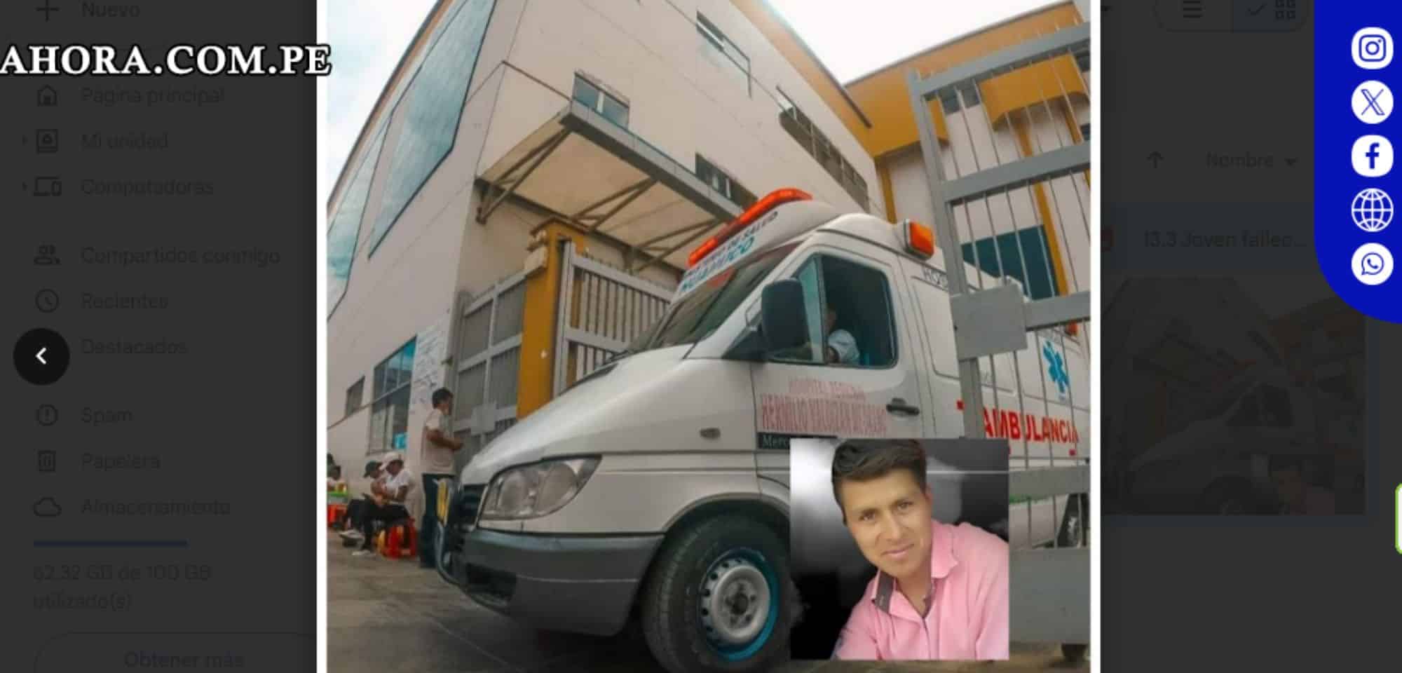 Joven fallece en traslado al hospital tras intento de suicidio