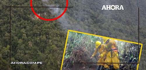 Incendio forestal en Maronilla controlado por guardaparques y bomberos forestales
