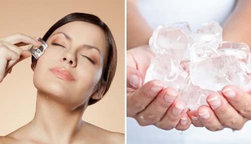Frotar un cubito de hielo en la cara puede tener resultados fenomenales