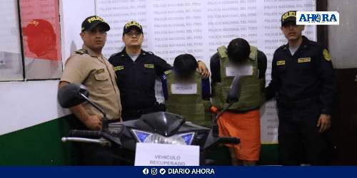 Policía Nacional desarticula banda y recupera motocicleta robada en Huánuco