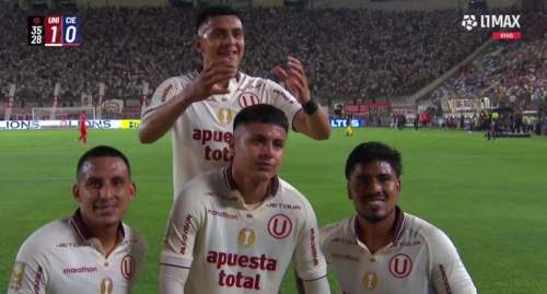 ¡Gol de Jairo Concha! Universitario 1-0 sobre Cienciano