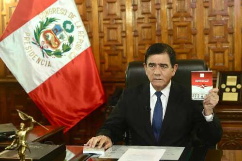 Presidente del Congreso: “Pedro Castillo no puede interpretar rechazo de cuestión de confianza”