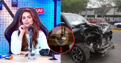 Captan a joven robando de camioneta de Laura Spoya tras accidente