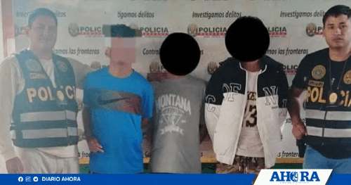 Detienen a implicados en robo de motobombas en Leoncio Prado