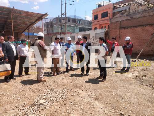 Constructora despide obreros y paraliza obra del colegio Hermilio Valdizán