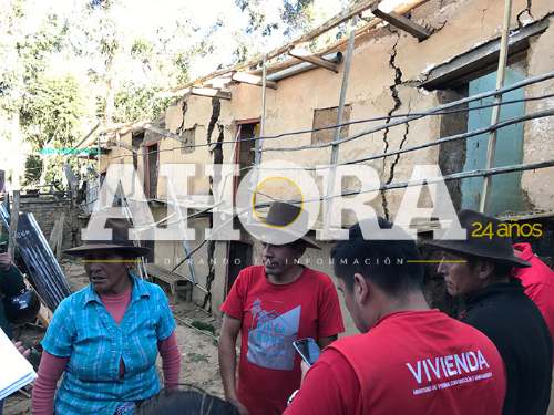 Ministerio de Vivienda entregará casas prefabricadas para damnificados de Sillapata